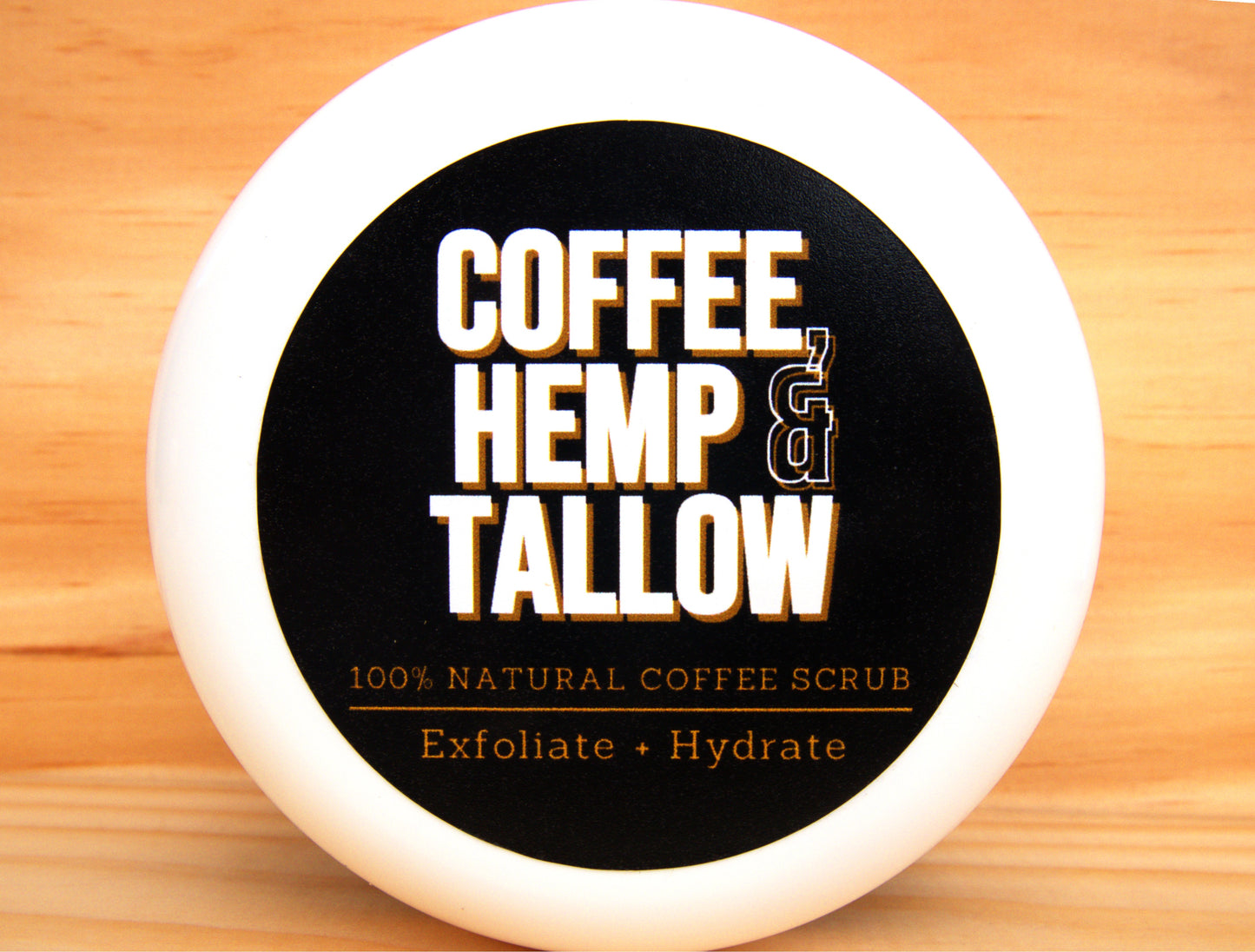 Coffee, Tallow & Hemp Scrub 200g